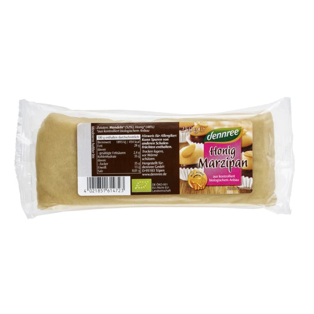 Martipan cu miere bio 250g Dennree