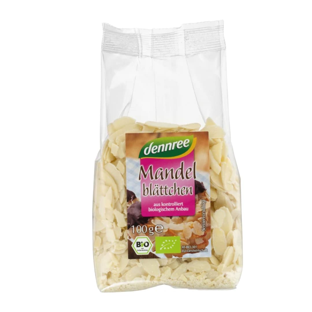 Migdale decojite si feliate bio 100g Dennree