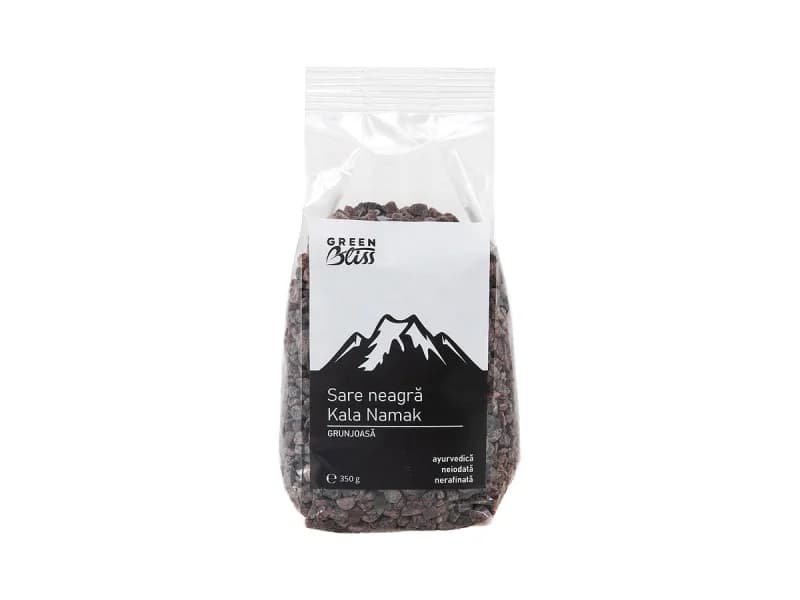 Sare neagra Kala Namak grunjoasa 350g Green Bliss