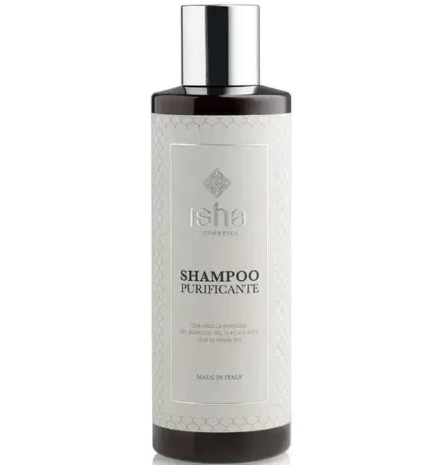 Sampon purificant cu argila ghassoul 200ml Isha
