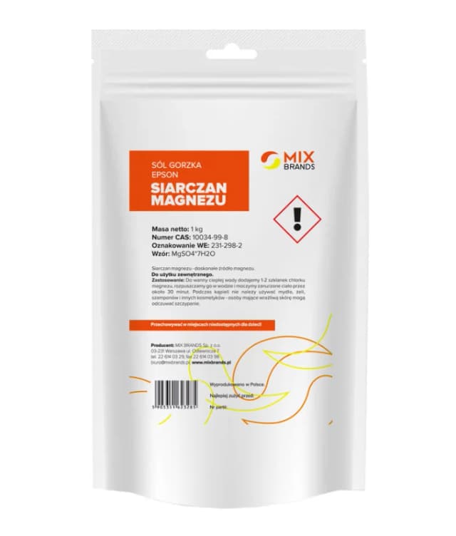 Sare amara – sare epsom – sulfat de magneziu 1kg Mix Brands