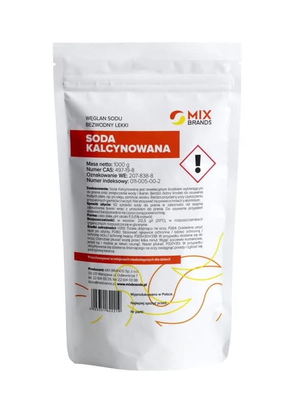 Soda calcinata – carbonat de sodiu 1kg Mix Brands