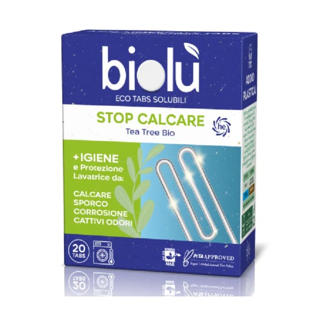 Tablete anticalcar cu tea tree ecologice 20 bucati 47.5g Biolu
