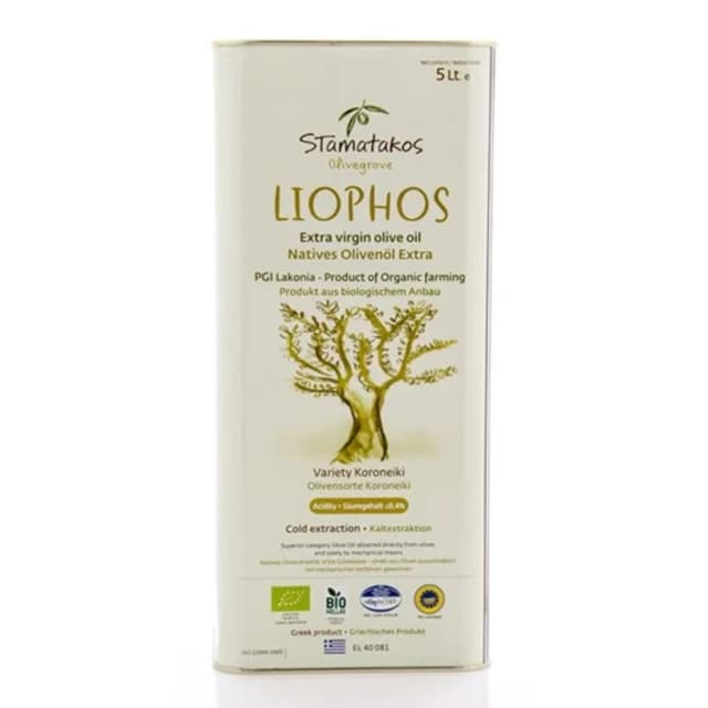 Ulei de masline extravergin liophos bio 5l Stamatakos Olivegrove