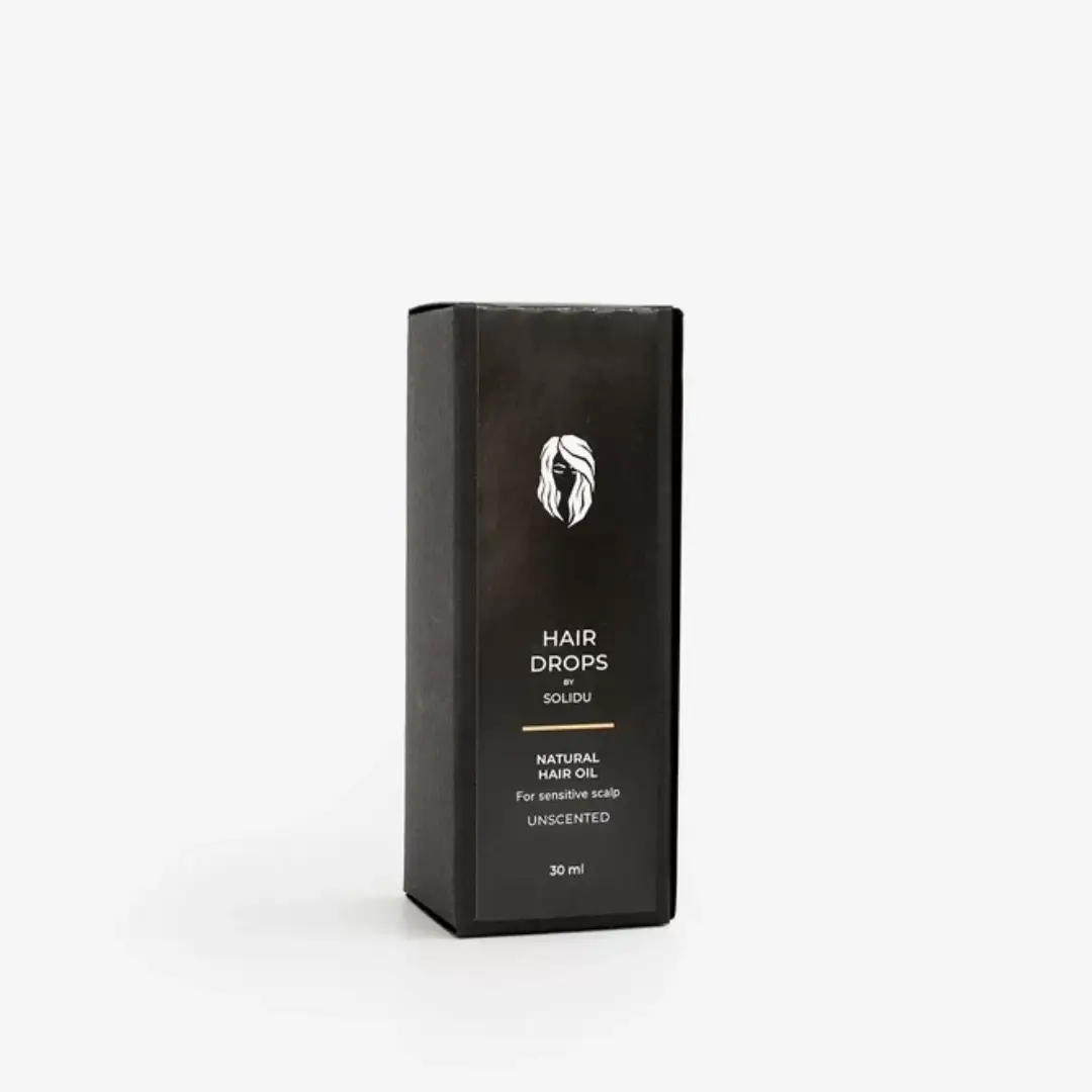 Ulei natural de par pentru scalp sensibil fara miros 30ml Solidu