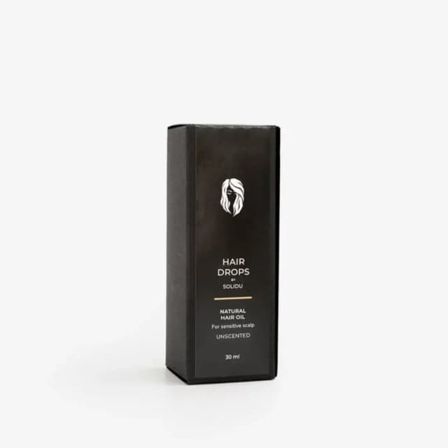 Ulei natural de par pentru scalp sensibil fara miros 30ml Solidu