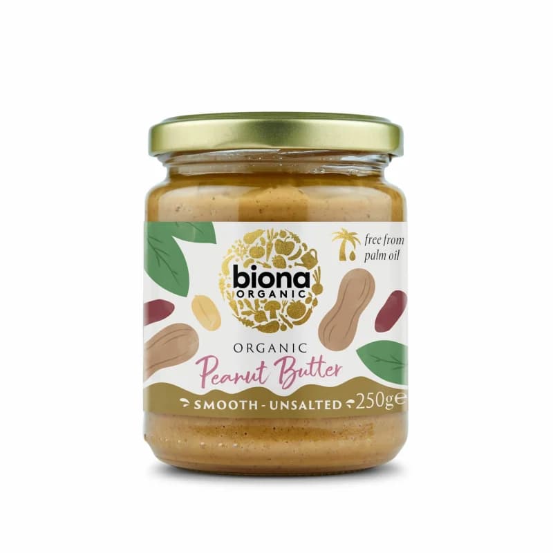Crema de arahide smooth bio 250g Biona