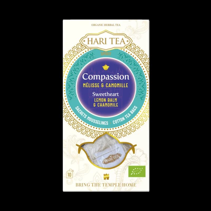 Ceai sweetheart – tei si musetel bio 10dz x 2g 20g Hari Tea