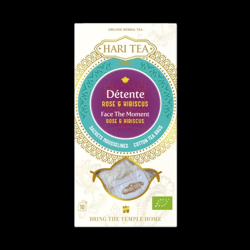 Ceai face the moment – trandafiri si hibiscus bio 10dz x 2g 20g Hari Tea