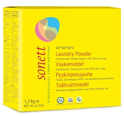 Detergent praf pentru rufe ecologic 1.2kg Sonett