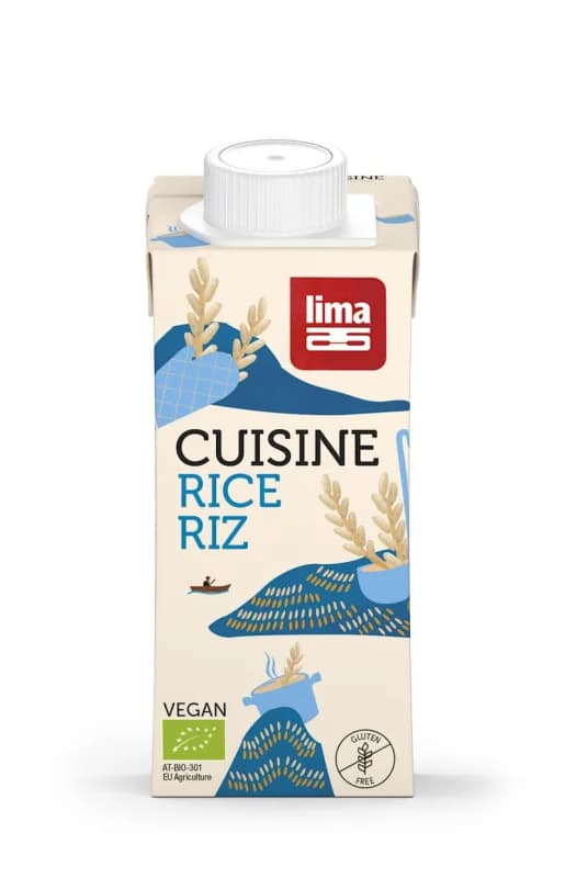 Crema de orez pentru gatit bio 200ml Lima