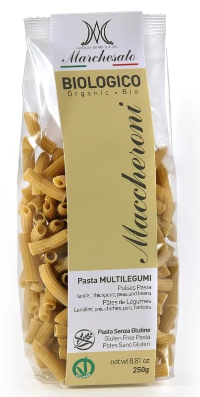 Paste maccheroni cu legume bio 250g Marchesato