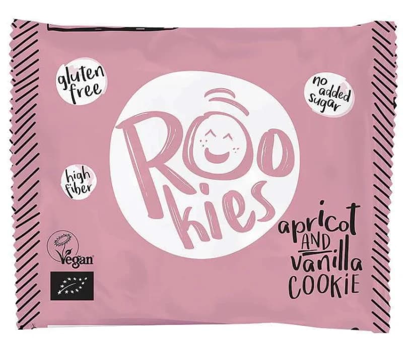 Rookies cu caise si vanilie bio 40g Rookies