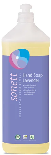 Sapun lichid pentru maini cu lavanda ecologic 1l Sonett