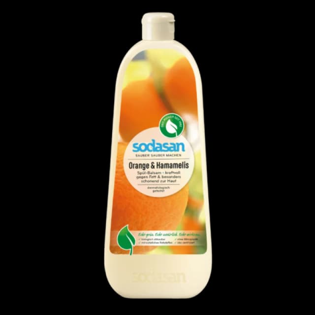 Detergent lichid pentru vase cu portocala si hamamelis ecologic 1l Sodasan