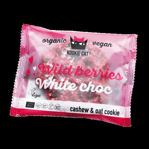 Cookie cu fructe de padure bio 50g Kookie Cat
