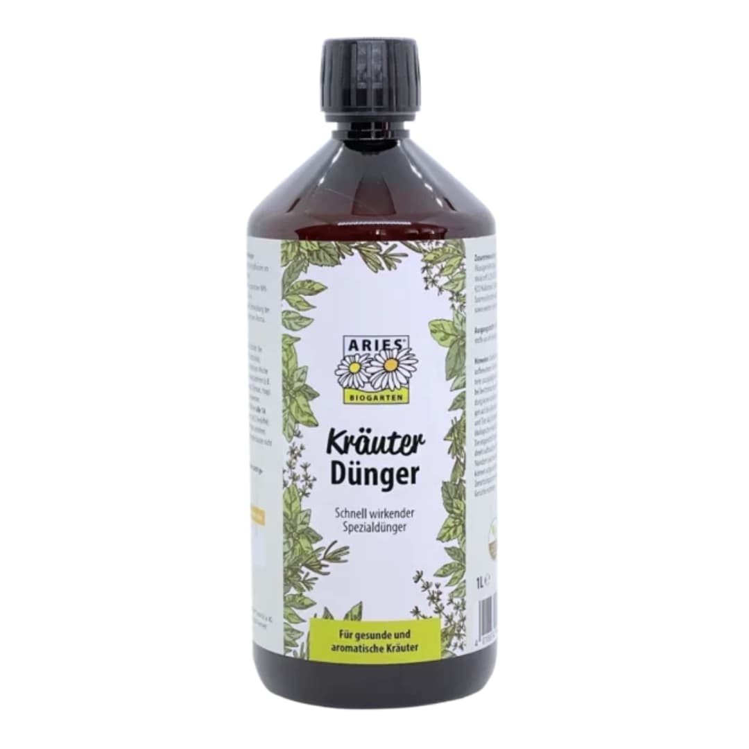 Fertilizant de origine vegetala pentru ierburi aromatice ecologic 1l Aries