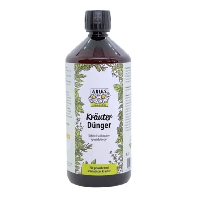 Fertilizant de origine vegetala pentru ierburi aromatice ecologic 1l Aries