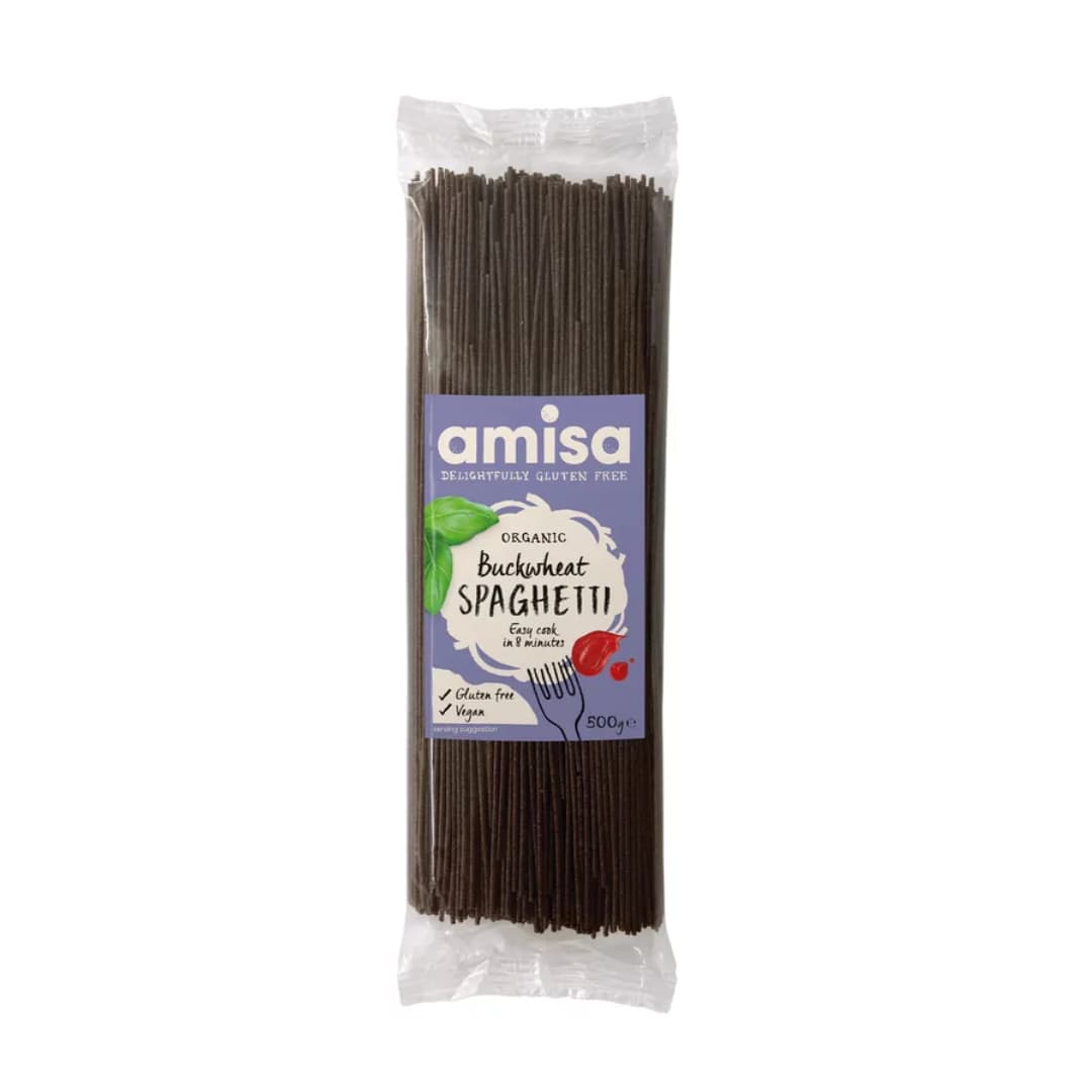 Spaghetti din hrisca bio 500g Amisa
